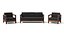 Arca Vintage Brown Sofa Set