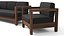 Arca Vintage Brown Sofa Set