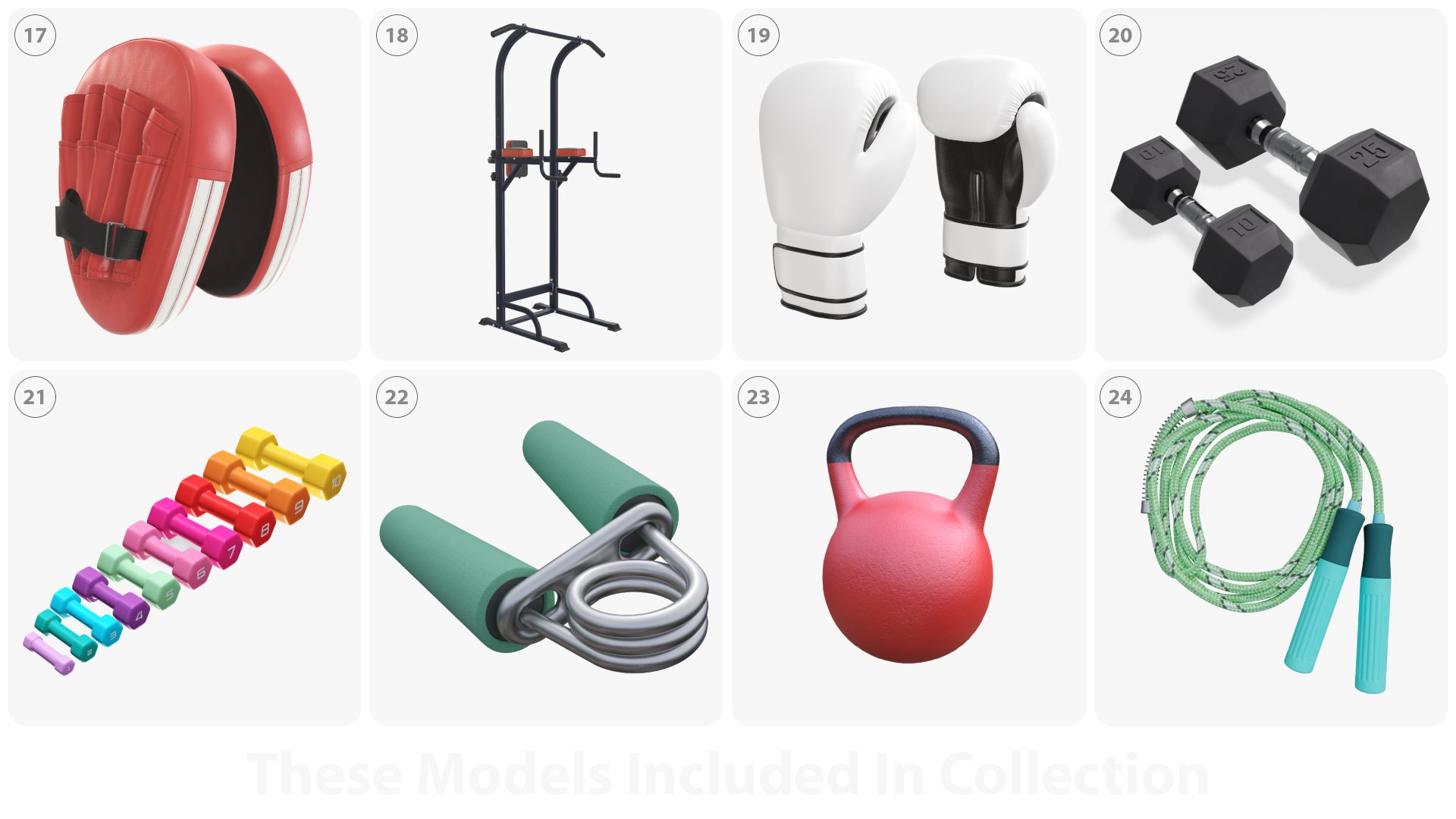 3D Model Large Gym Collection - TurboSquid 2206239