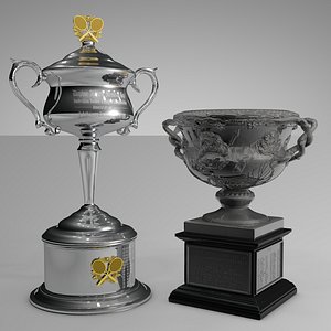 Australian Open Women and Men Singles Trophy L506