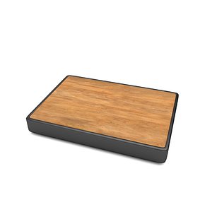 3D A modern wooden coffee table Low-poly 3D model