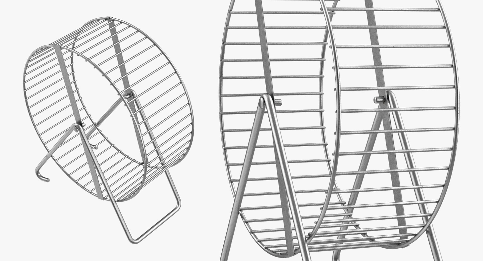 3D metal hamster wheel https://p.turbosquid.com/ts-thumb/A7/L3ljuq/f55mjPKX/metalhamsterwheel3dmodel003/jpg/1521205646/1920x1080/fit_q87/ca35bdeff47786ddb80e0225d69039aec1f2a7e6/metalhamsterwheel3dmodel003.jpg