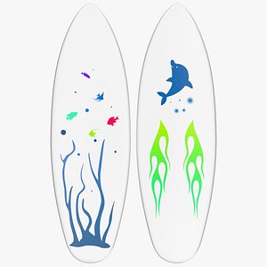 surfboard board obj