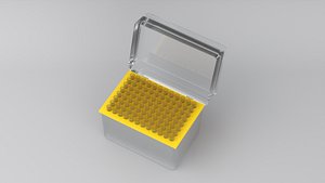 Pipette Tip Box with 96 Tips 200 uL