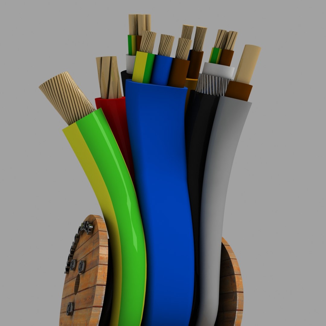 Cable Scene 3D - TurboSquid 1170363