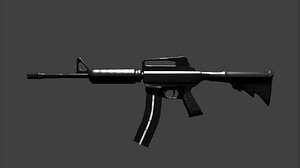 assault rifle fbx