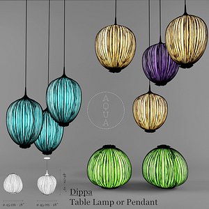 3d model aqua creations lamp