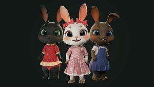 3D model Bunny Jessica