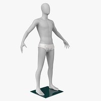 Disposable Adult Care Diaper on Mannequin