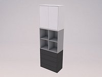 Ikea EKET cabinet combination Low-poly