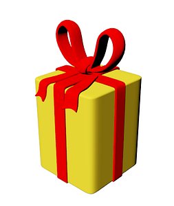 3D gift cartoon model