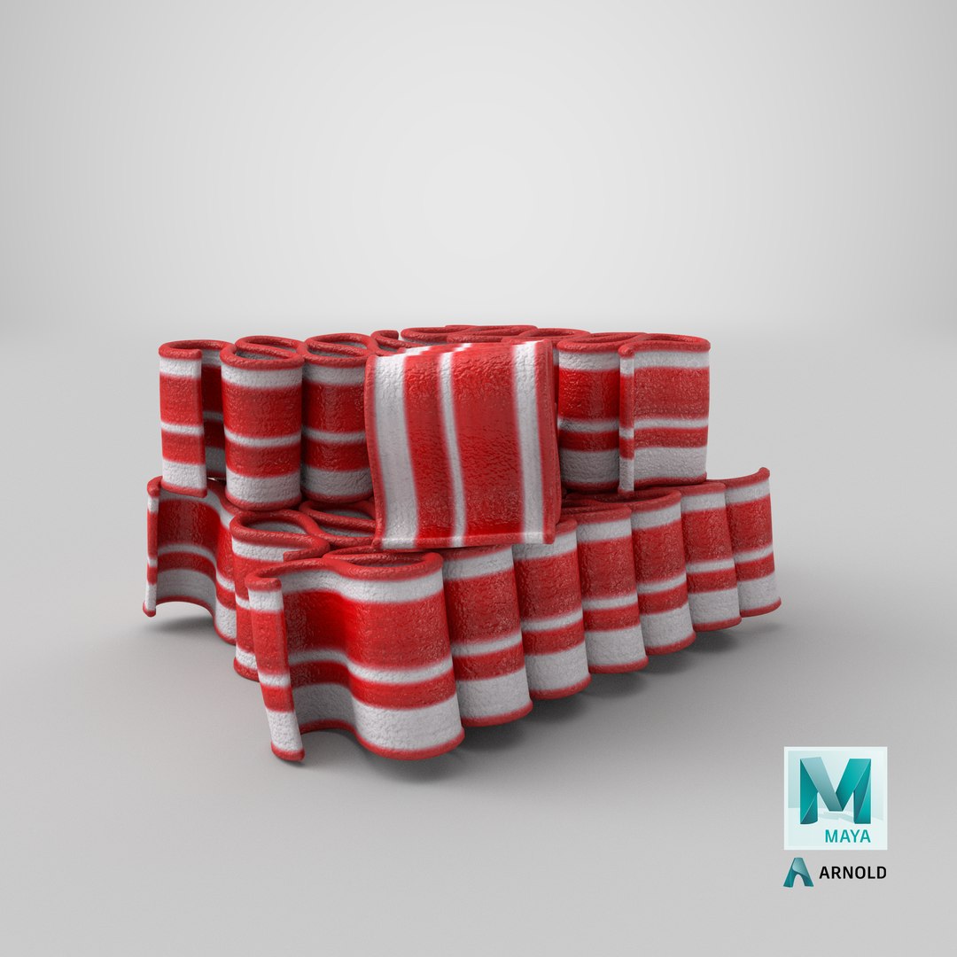 3D realistic christmas ribbon candy https://p.turbosquid.com/ts-thumb/A7/hoFAFQ/vh4Qr0Nl/stemcell_maya_arnold_render/png/1573540408/1920x1080/fit_q87/ba3838d002461a0595e5a9f9b90dfdd24ff983f7/stemcell_maya_arnold_render.jpg