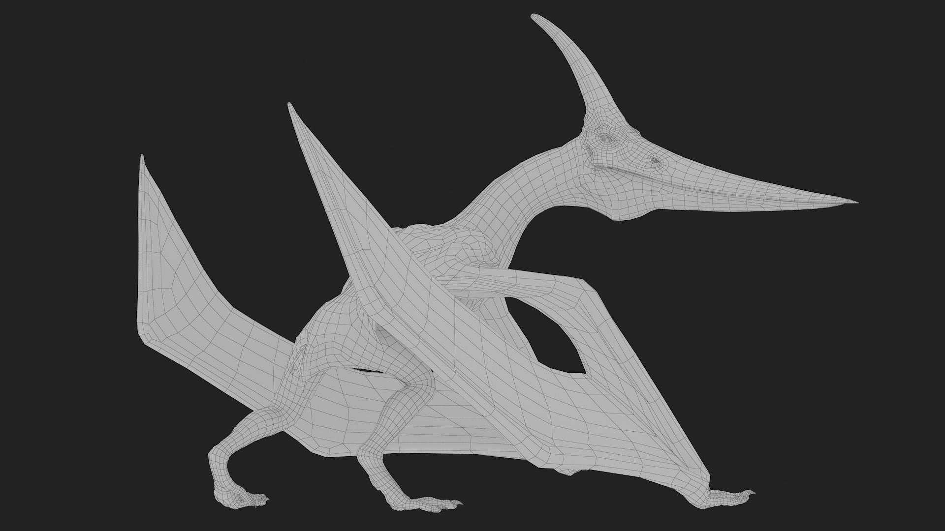 Pteranodon Rig Animation Model - TurboSquid 1453953
