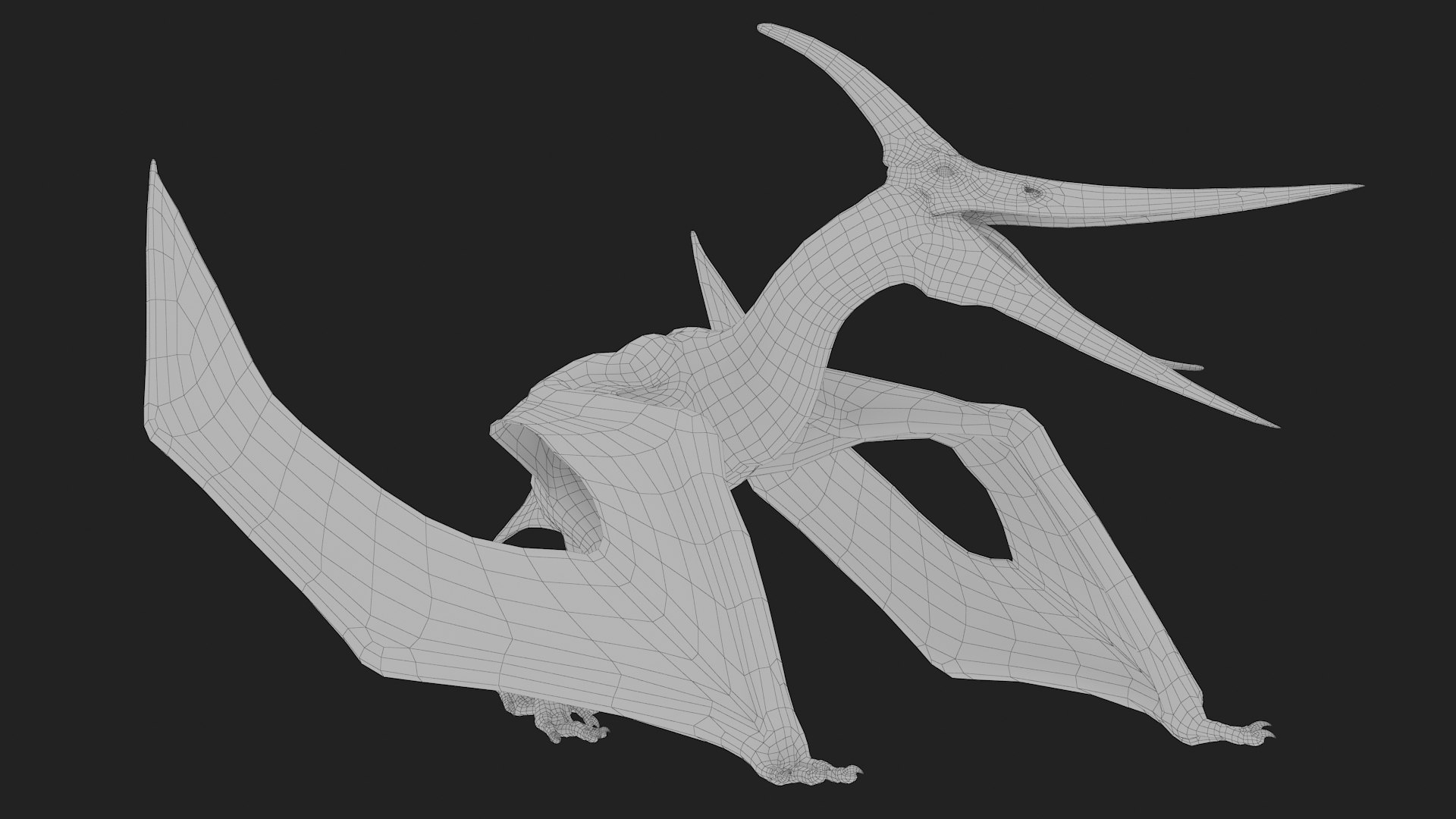 Pteranodon Rig Animation Model - TurboSquid 1453953