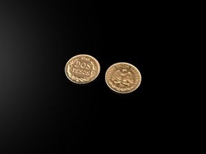 mexican pesos 3d c4d