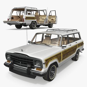 1991 Jeep Grand Wagoneer Rigged for Maya