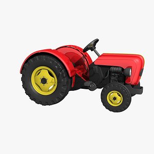 3d tractor kid model