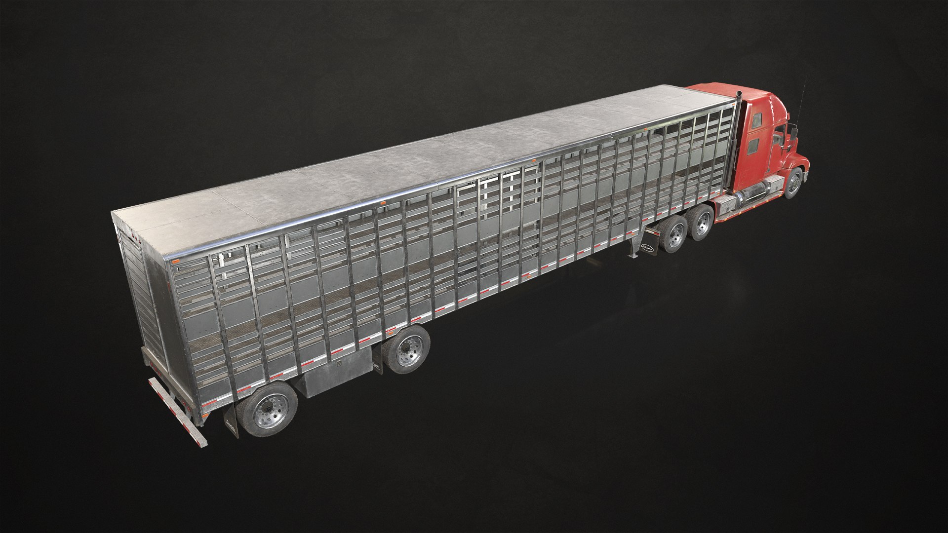3D model Semi Truck Livestock Trailer - Low Poly https://p.turbosquid.com/ts-thumb/A8/1PfhXV/oH/semitrucklivestocktrailer_05/jpg/1729162444/1920x1080/fit_q87/be44df769cc860392583d9e941489ed608a3b5ef/semitrucklivestocktrailer_05.jpg