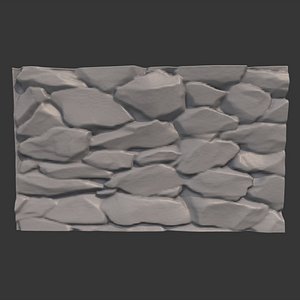 3D Rock Wall 4