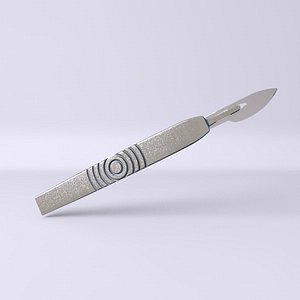 bistur&iacute; scalpel 3d obj