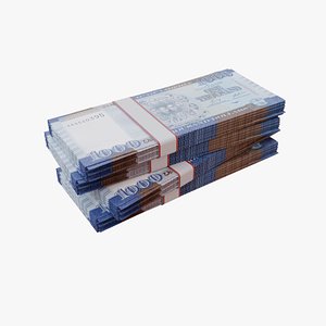 1000 Liberian Dollar LRD 3D