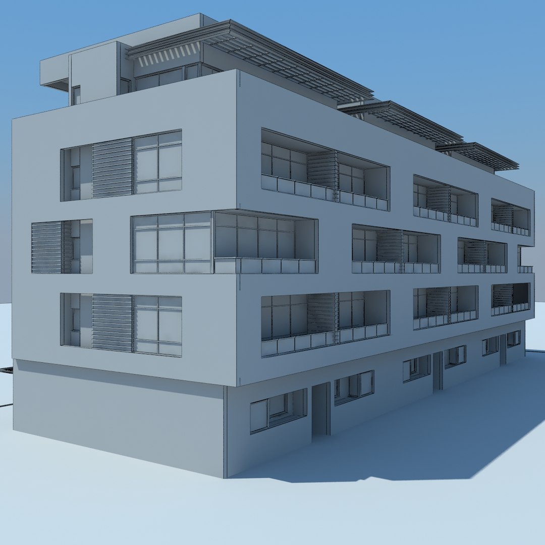 Buildings 2 1 3d Model