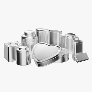 3D Tin Cans Collection