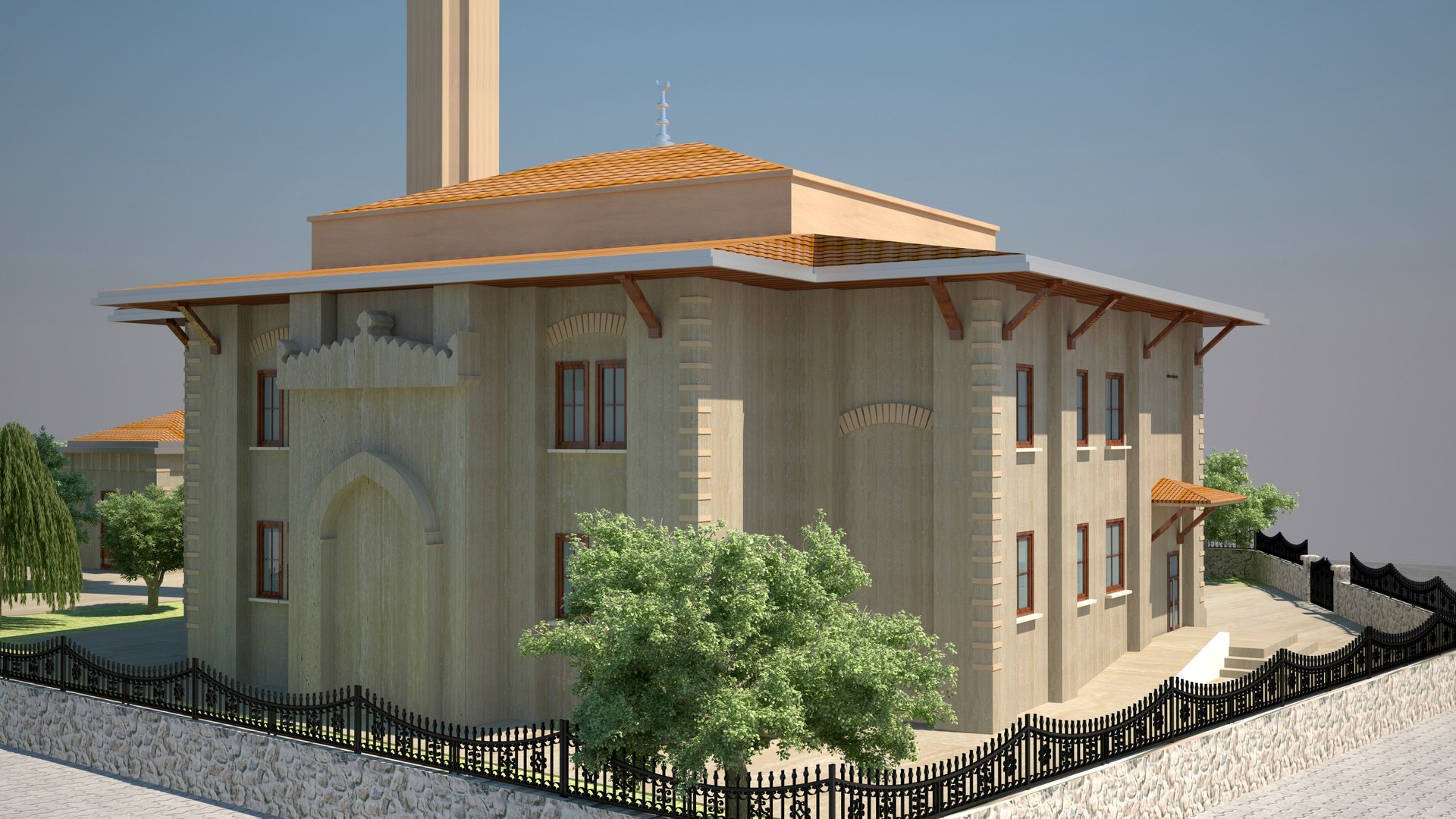 Turkey Mosque 3d Model