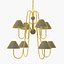Lustre Bouquet à Huit Bras PBR
