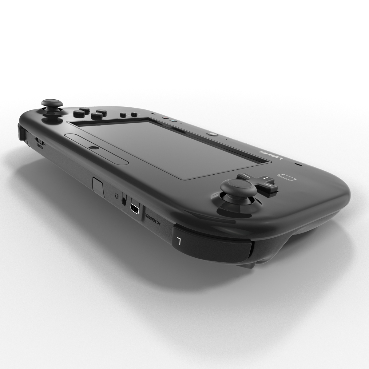3d model nintendo wii u controller