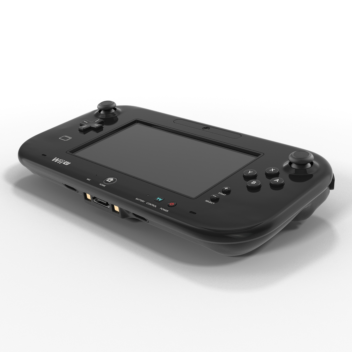 3d model nintendo wii u controller