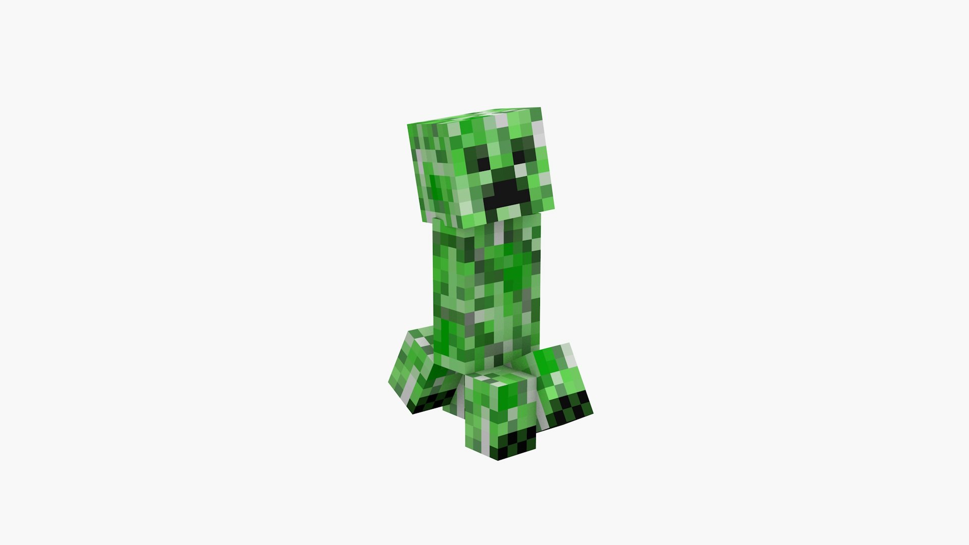 Minecraft Creeper Modelo 3d Turbosquid 2020349 9809