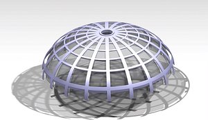 dome architectural metal 3D model