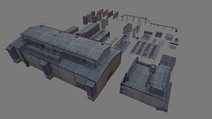 3D factory building