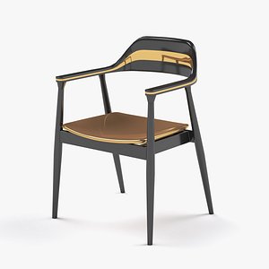 Scandinavian chair 3D
