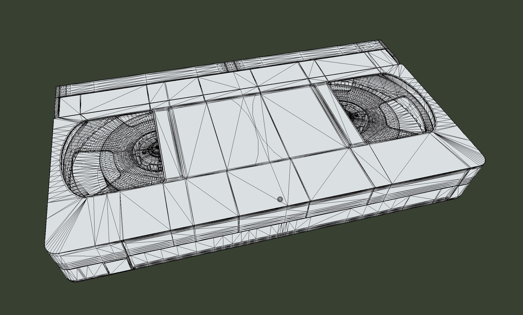 3D VHS - HighPoly And LowPoly Version Model - TurboSquid 2100155