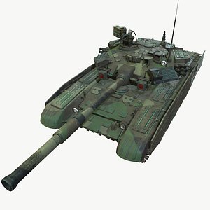 3D MBT T-90 model