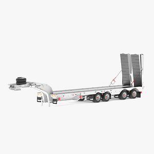Drake 4x4 Low Loader Trailer 3D model