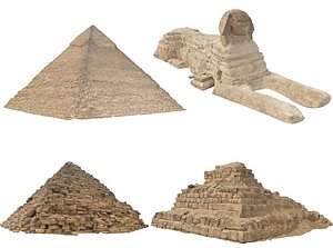 Pyramids Pack 3D model