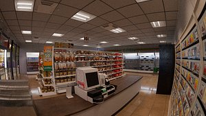 3D 7 Eleven Convenience store Japan