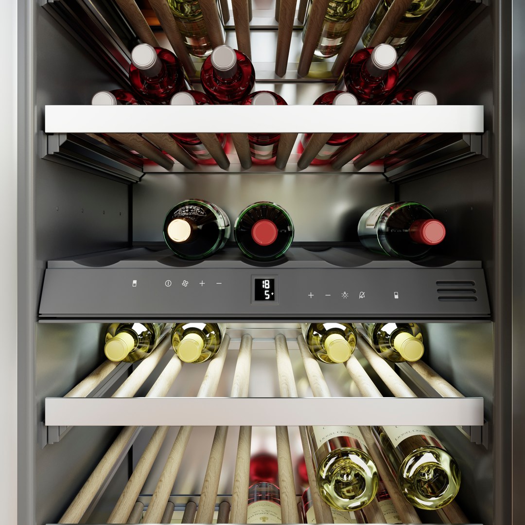 3D gaggenau wine rw282260 refrigerator TurboSquid 1468537