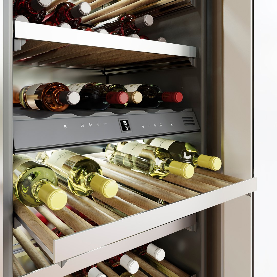 3D gaggenau wine rw282260 refrigerator TurboSquid 1468537