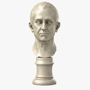 bust statue marcus nonius 3d model