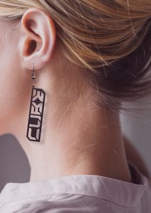 earrings pendant cyberpunk printing 3D model