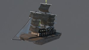 3D ship model