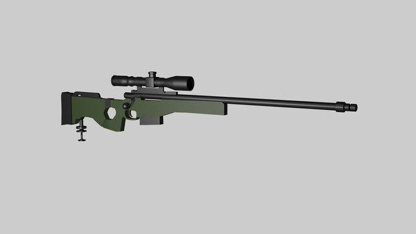 3D l96a1 sniper rifle - TurboSquid 1700273