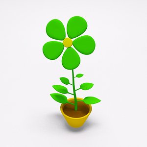 Cartoon flower