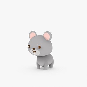 Cartoon Rat v001 character