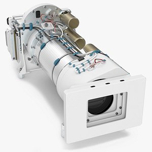 Scientific Rover Camera Module with Zoom Optics White 3D