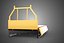 ORANGE FLATDECK FLATBED DROP SIDE LOAD BED BODY DOOR GATE PICKUP TRUCK TYPE 17